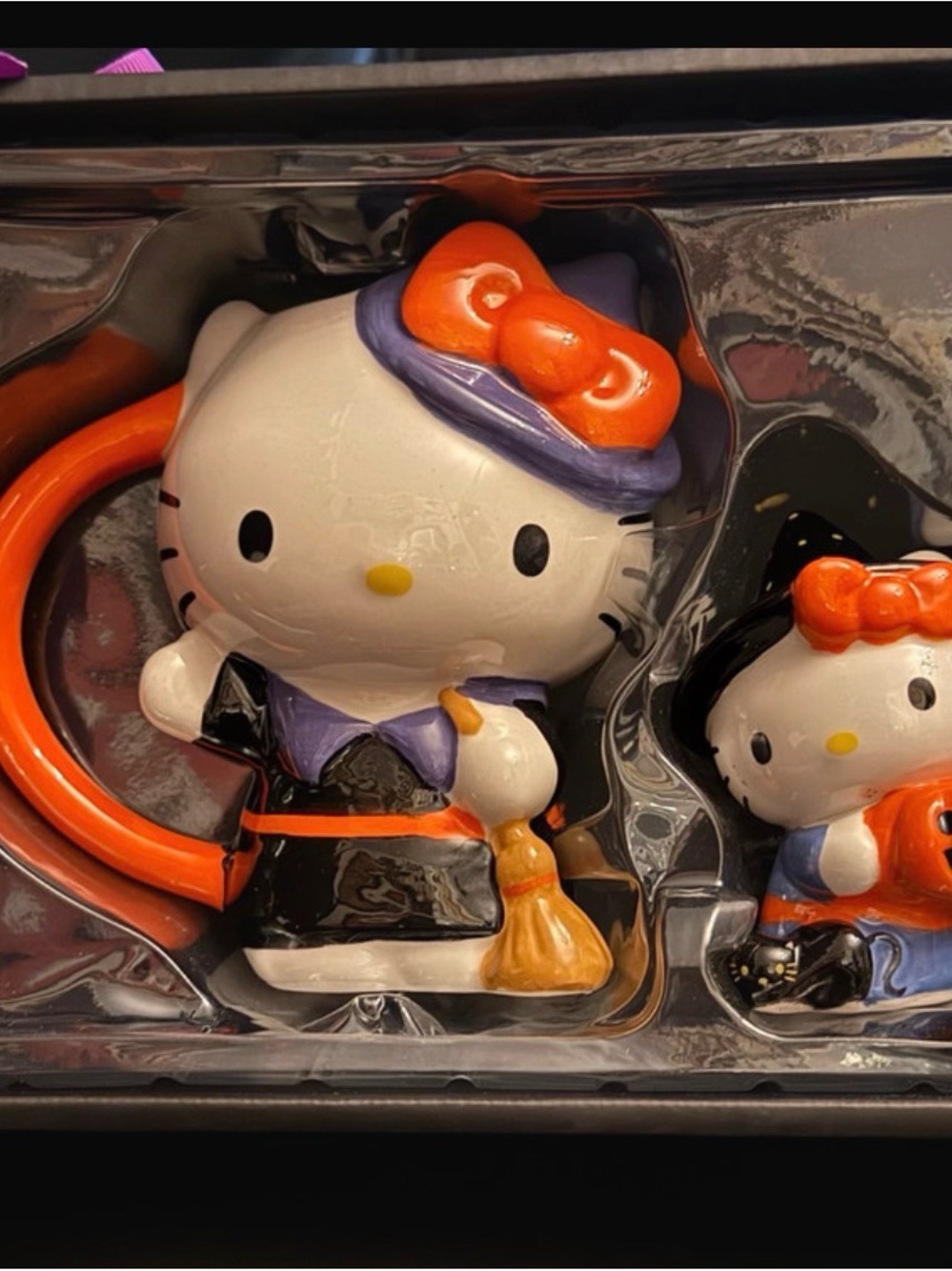 Hello Kitty Bewitching Halloween Figural Mug and Figurine Gift Set
